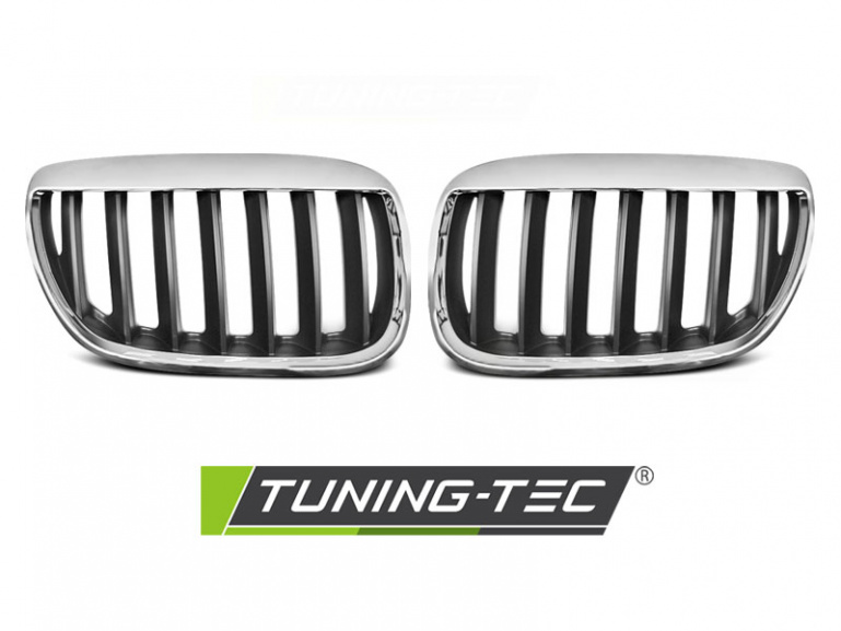 Upgrade Sportgrill Nieren für BMW X5 E53 Facelift 04-06 chrom/schwarz